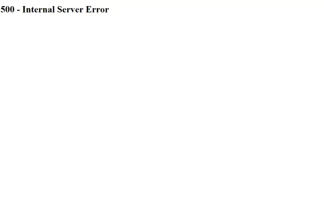 Ошибка 500 Internal Server Error: что делать